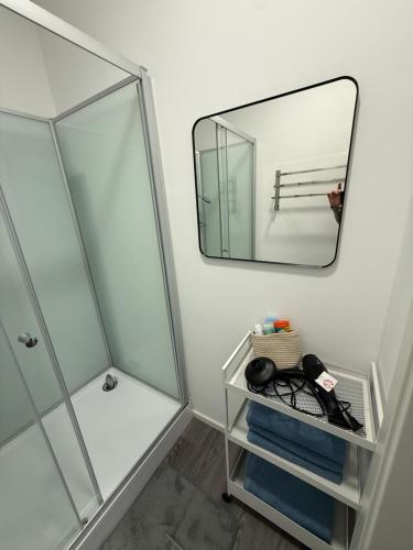 Koupelna v ubytování Schlossberg Residence