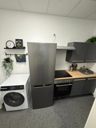 Kuchyň nebo kuchyňský kout v ubytování Schlossberg Residence