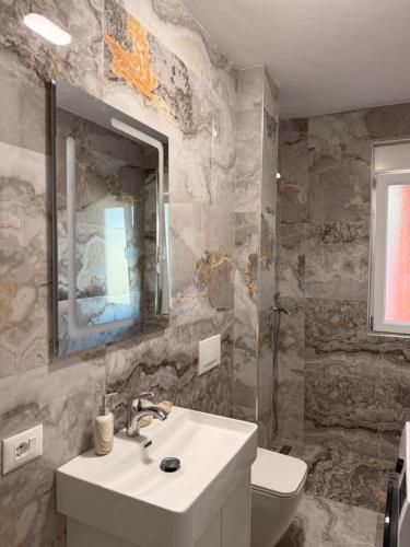 Et badeværelse på Kron apartment