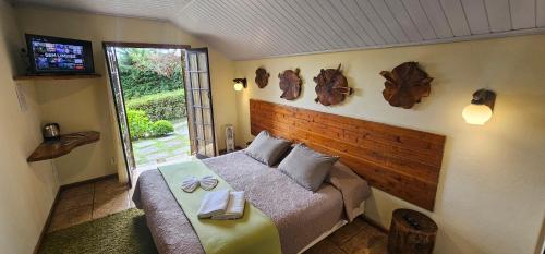 TV/trung tâm giải trí tại Pousada Atalaia