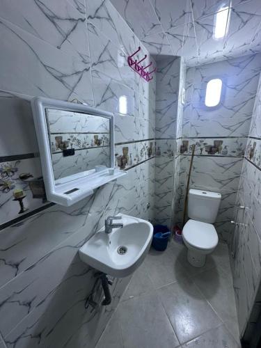 Koupelna v ubytování اقامة قرب حمام my yaacup