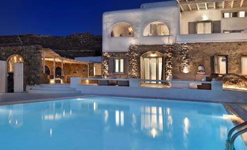 Villa Aegean Soul pool-sunset-hot tub by Calypso Sunset Villas