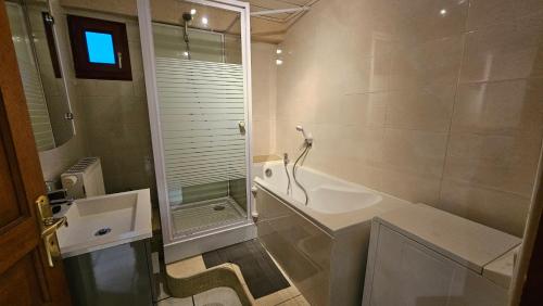 Et badeværelse på Chez Fretz