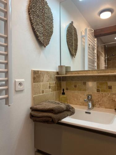 Ванная комната в La Magnanerie en Provence