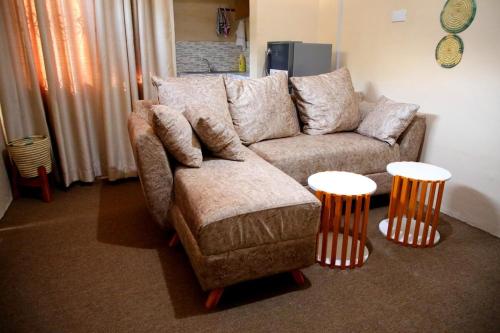 Χώρος καθιστικού στο The Min Capri Haven Studio