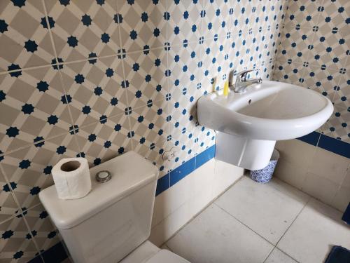 Koupelna v ubytování citadel mountain sun guest house