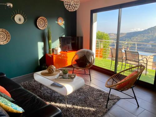 Résidence Costa Vermella, vue mer et montagne au calme