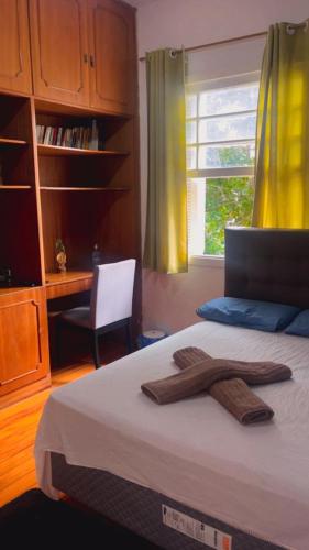 Postel nebo postele na pokoji v ubytování Pousada Madalena