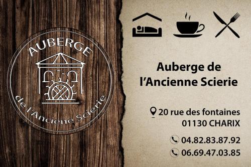 شهادة أو جائزة أو لوحة أو أي وثيقة أخرى معروضة في L'auberge de l'ancienne scierie