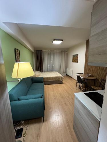 Posezení v ubytování New Gudauri Studio