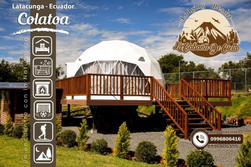 Ảnh trong thư viện ảnh của La cabaña de Ciela G glamping con jacuzzi y croquet ở Latacunga