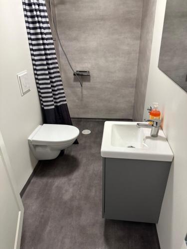 Ένα μπάνιο στο Villa i Fridhem centralt i Malmö