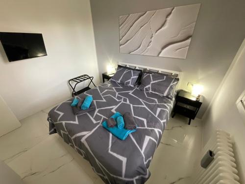 Ένα ή περισσότερα κρεβάτια σε δωμάτιο στο B&B Kira Home