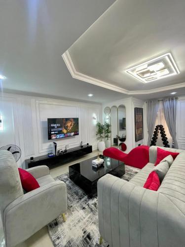 Fotografie z fotogalerie ubytování Stylish, spacious 1BR on Admiralty Lekki v destinaci Maroko