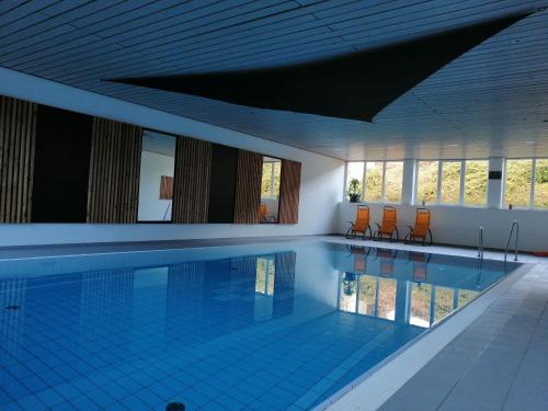 Bazén v ubytování Ferienwohnung Alpenpanorama nebo v jeho okolí