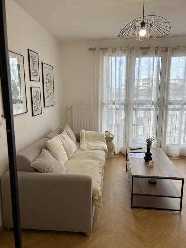 Un lugar para sentarse en Cocon Perret aux Plages du Havre