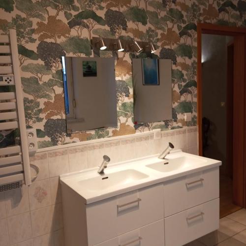 ห้องน้ำของ La maison bleue