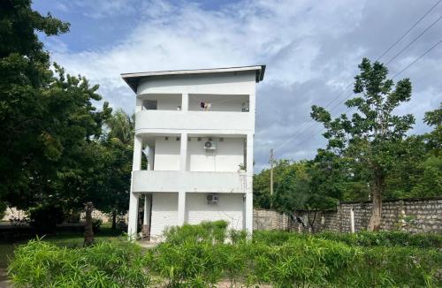 Bygningen som lejligheden ligger i