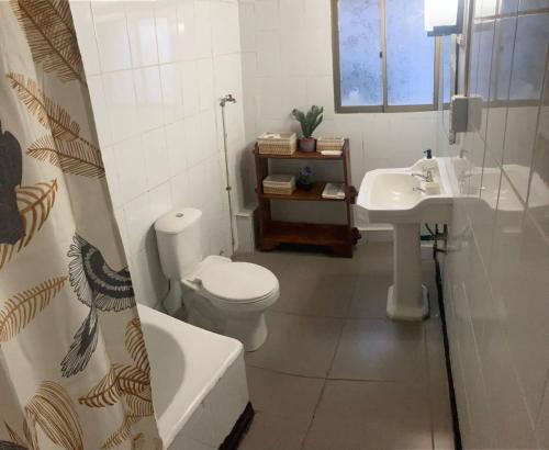 Koupelna v ubytování Casa Algarrobo