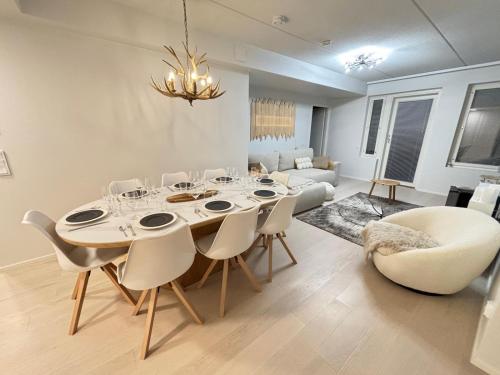 Posezení v ubytování Viherpihan toivo I 5G I Free parking I Sauna