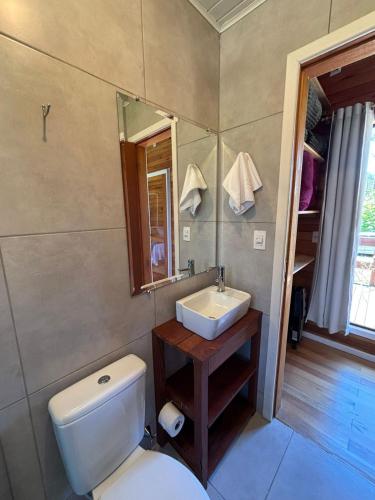 Et badeværelse på Quinta Terra Sagrada