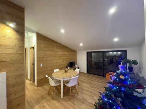Posezení v ubytování Le Chalet