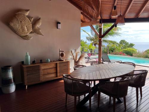 Swimmingpoolen hos eller tæt på PomKouli - Les lodges Racines é Zel