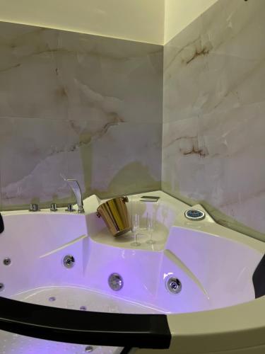 Koupelna v ubytování Ad Astra