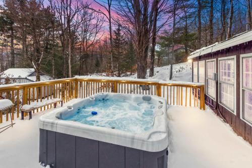 The birch House Heated Pool, Sauna, Hot Tub & More v zimě