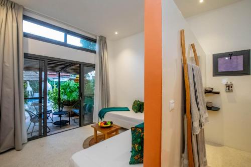 Koupelna v ubytování Maison de clara