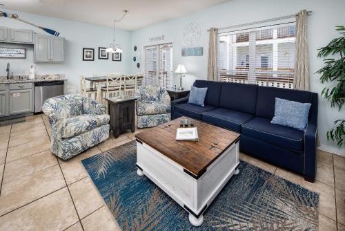 Køkken eller tekøkken på Sunset Cottages 2B Pet friendly condo