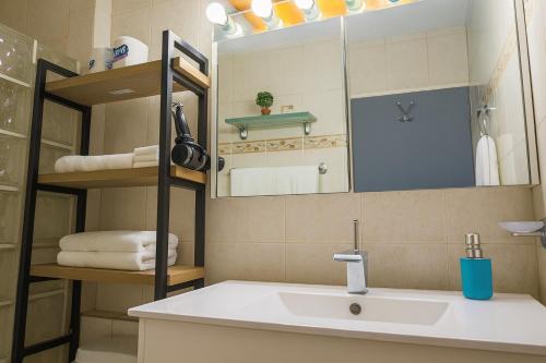 Koupelna v ubytování Mi estadía