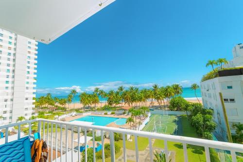 Bazén v ubytování Mi estadía nebo v jeho okolí