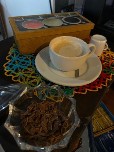 Kaffe- og tefaciliteter på Espaço Villa Ará