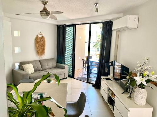 O zonă de relaxare la Mooloolaba Magic at Beachclub Mooloolaba