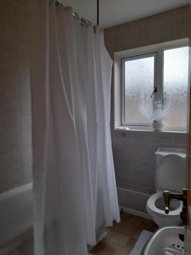 Koupelna v ubytování A Four Bedroom House