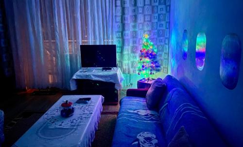 Posezení v ubytování Przytulne Apartamenciki tuż przy Termach i Parku, nieopodal szlak na Turbacz, GPN, KGP