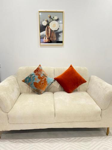 Coin salon dans l'établissement Coral Sands - BriSta Stays