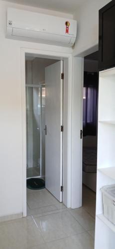 Et badeværelse på Sol Nascente Apartamentos - Pontal do Sul