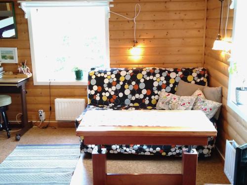 Khu vực ghế ngồi tại 5 person holiday home in ESKILSTUNA