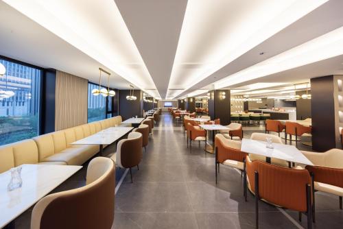 Χώρος καθιστικού στο Atour Hotel Shenyang Tiexi Plaza Qigong Street Subway Station