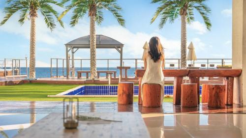 Bazén v ubytování Gyeongju Neulsiwon Pension nebo v jeho okolí