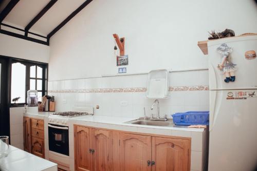 Køkken eller tekøkken på Casa Villa Pepita