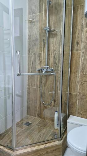 Koupelna v ubytování Cozy flat Centre