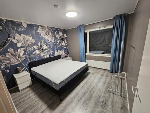 Postel nebo postele na pokoji v ubytování Lappi