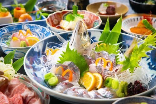 Comida en el ryokan o alrededores