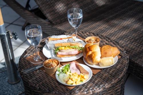 Mad i villaen eller i nærheden