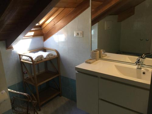Koupelna v ubytování La Mansarda Sul Mare
