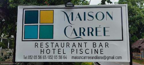 Πιστοποιητικό, βραβείο, πινακίδα ή έγγραφο που προβάλλεται στο MAISON CARREE