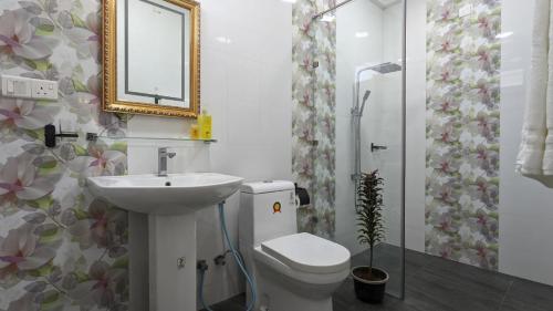 Koupelna v ubytování Just Look